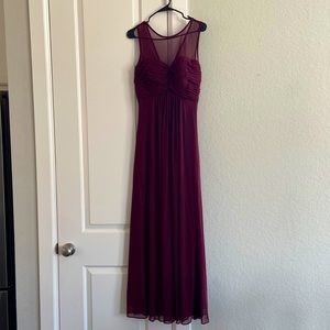 Long burgundy dress. Brand New